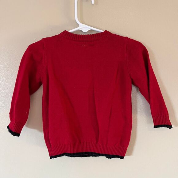 Koala Baby Red Penguin Sweater Size 6-9M - Picture 4 of 4